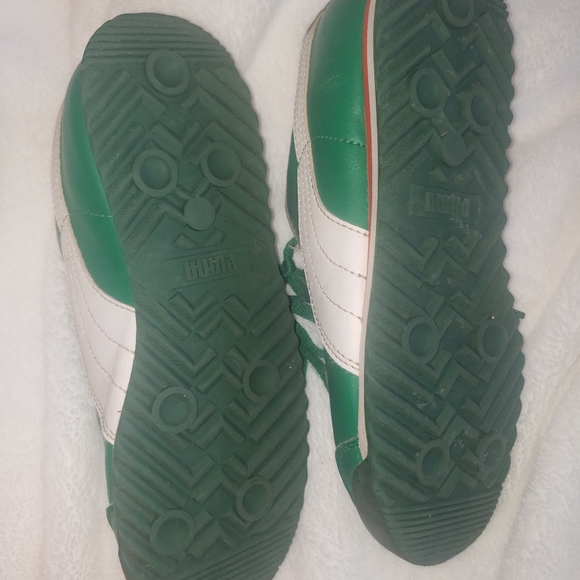 Puma Shoe Green Big Kids Sz 3 - Picture 8 of 9